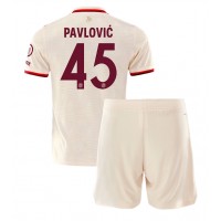 Bayern Munich Aleksandar Pavlovic #45 Kolmas Peliasu Lasten 2024-25 Lyhythihainen (+ Lyhyet housut)